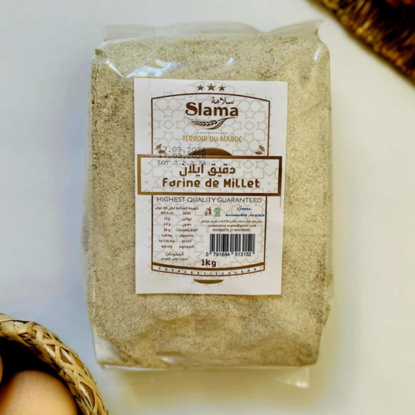 Farine de Millet 1Kg- Cooperative Slama