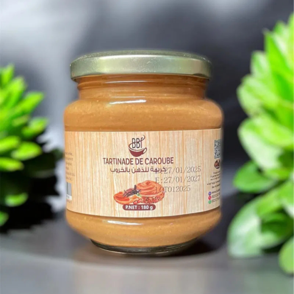 Tartinade de Caroube au Miel 180g - Cooperative Bio Benzaf