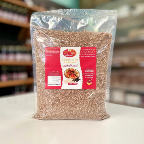 Couscous de Riz Caroube 1kg- Cooperative Bio Benzaf