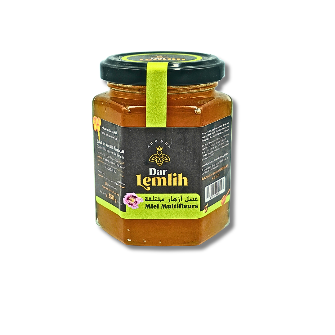 Miel multifleurs 250g - Dar lemlih